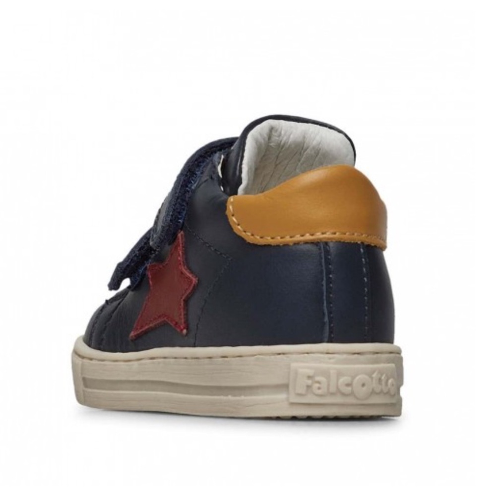 NWT FALCOTTO SASHA VL - Leather sneakers - Navy-Red - Picture 4 of 13